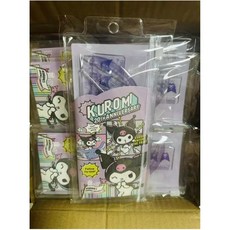 玲玲購 三麗鷗 新繪圖尺組 酷洛米 大耳狗 套尺組 尺 量角器，可愛卡通圖案，學習好幫手, 新繪圖尺組-酷洛米, 1個