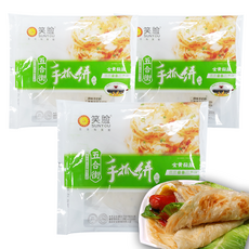 월월중국식품 소프트 쇼좌빙 중국전병 (450g), 450g, 3개