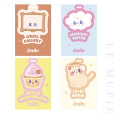 Dalla 【共四款】空間香氛香氛吊卡, 25g, 1套, 白色畫廊