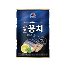 사조 꽁치 300g x 6캔 (찌개/조림용 필수템) 대용량 구성, 6개