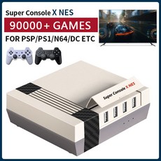 레트로 슈퍼 콘솔 비디오게임 HD PSP SNES용 오락실 게임기 80000개 내장, NES-64G-706w-2