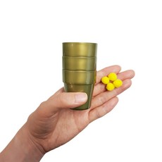 [KC인증] JL매직 공 하나로 네 개의 공을 만드는 놀라운 마술 어린이마술 초등마술 입문용마술 금색컵앤볼(소) 교육용마술, 1세트