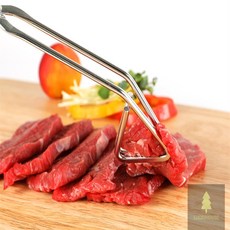 행운몰 스텐 삼각집게 캠핑집게