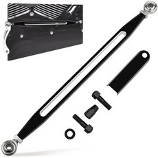 HAZAWA Shift Linkage 로드 기어 시프터 레버 할리 데이비슨 킹 투어링 소프테일 다이나 스트리트 글라이드 1986 2024와 호환 롱 슬롯 블랙 185159, 긴 슬롯