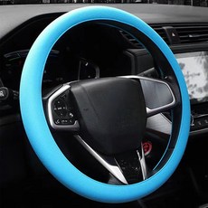 실리콘 핸들커버 얇은 차량용 논슬립 자동차핸들커버, 그레이