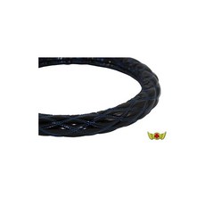 트럭 핸들 커버 더블 스티치 애나멜블랙/블루 2HS 매드맥스 트럭 용품 덤프 버스 핸들용 덮개 에나멜 퀼팅