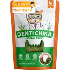 닥터페트라 덴티치카 덴탈트릿 고양이 치석 입냄새 제거 이빨과자, 1개, 70g, 닭고기맛