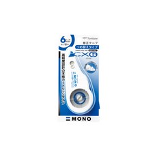 톰보 / 모노 CX6 수정테이프 6mm / 수정테이프6mm 톰보우수정테이프 모노수정테이프 MONO수정테이프 톰보수정테이프, 1개, 화이트
