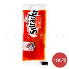 옹차바 스리라차 칠리소스 일회용 배달용 Sriracha chilli sauce, 100개, 12g