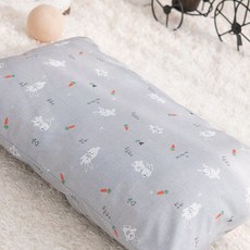 (판매중지) 바미블랑 린넨 마카롱 유아용 좁쌀베개, 인디핑크, 1개