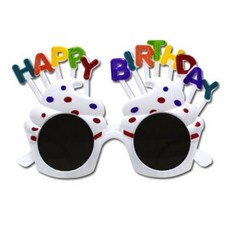 글로벌이지 생일 촛불 안경, 1개, 기본