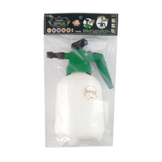 氣壓噴霧瓶 1500ML 台灣製造, 白色瓶身/綠色噴頭, 1個