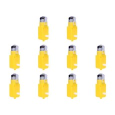 듀얼 기어드 모터 기어모터 기어박스 스마트 카 섀시 구동 자동차 로봇용, 1개, 1. 10 Pcs