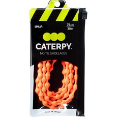 Caterpy 결듭없는 신발끈 일본 정품 운동화 고무끈 60cm 패션오렌지 어린이부터 노인까지 편리한 슬립온 변신