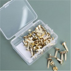 생활의 미쁨 깔끔한 정리 골드 문서 할핀 40개입 라운드 활핀