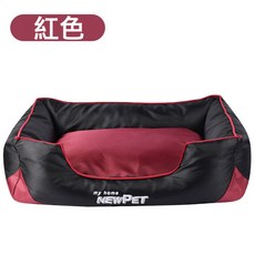 狗籠狗窩全可拆洗中小大型犬四季寵物窩, 1個, 紅色