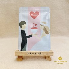 KYOTO GOENCHA 問候茶包 Thanks 婚禮小物 京玉露 円緣茶 婚禮茶點伴手禮 日式婚禮小物 感謝茶禮, 1個