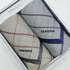 [백화점정품] 레노마 손수건 남자 여성 공용 순면 100%