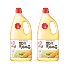 CJ제일제당 백설 옥수수유 1.8L x2개, 2개