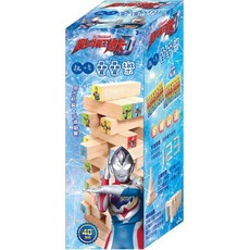 【樂在生活館】京甫 40入 Peppa Pig 佩佩豬 趣味疊疊樂 原木材質 台灣製造, 超人力霸王德卡 趣味疊疊樂SDA34A