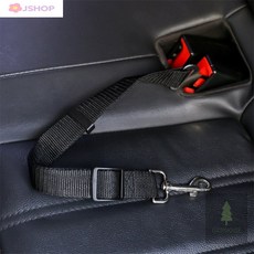 행운샵 펫가드 반려견 차량 안전벨트 3p세트블랙 자동차안전벨트어깨보호대