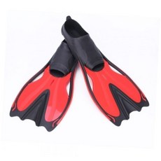 알오마 고탄력 롱핀 오리발(레드)(230-235mm) / 수영오리발