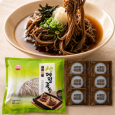 [생메밀면] 간편조리 쯔유소스 메밀소바 6인분용, 1세트, 1kg