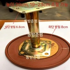 악세스플로어 바닥 부속품 악세사리 지지대, No. 4 일반 20cm 브래킷