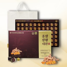 농협 홍삼강황대환 6년근홍삼 60환 홍삼효능 강황의효능 울금 효과 설날선물, 1개, 60회분