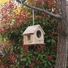 야외 나무 새집 정원 새둥지 버드하우스 참새집 둥지 가든 원목 소품, M48-카본 탑 랜야드