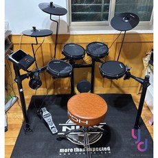 NUX DM110 電子鼓 爵士鼓入門款 擬真網狀面板 台灣公司貨 附贈鼓毯鼓棒, 1個, 不加購