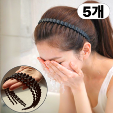 잘샀지 고탄력 남녀공용 안아픈 머리띠 5종 세트