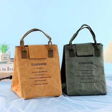 듀폰 피크닉 보온 보냉 도시락가방 소풍 보 온통 아이스 도시락 용기 쿨러 파우치 휴대 용