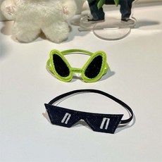 인형 선글라스 밴드 / 미니 소품 꾸미기 미니어처 고무줄