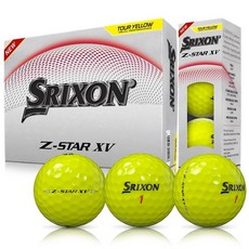 스릭슨 던롭 골프공 3피스 Z-STAR9 XV, TOURYELLOW, 1개