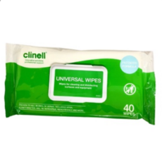 clinell 濕紙巾 殺菌消毒隨身包 40抽, 1個, 50抽(方便攜帶)