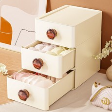 哆哆購 抽屜收納盒 衣物收納 內衣收納盒 分格收納盒 襪子收納盒, 1個, 白色,內衣收納/1層款