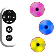QEELINGSPORT 대응 민첩성 훈련 조명 체력 작동을 제어하는 리모컨 빨간색 3개 +