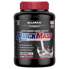 ALLMAX 高蛋白粉, Cookies&Cream, 1罐, 2.72kg