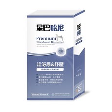 星巴哈尼 Premium 泌尿舒壓配方 犬用保健營養品 30顆, 1個, 泌尿&舒壓, 30份