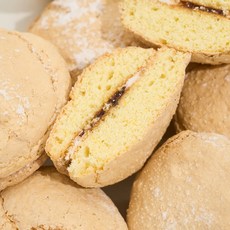 [전주 풍년제과] 우리밀 화이트 붓세 디저트 답례품 선물세트, 60g, 10개