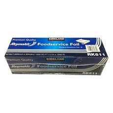 코스트코 커클랜드 알루미늄 쿠킹 호일 은박 두꺼운 대용량 레이놀즈 30cm x 304m, 304mm, 1개