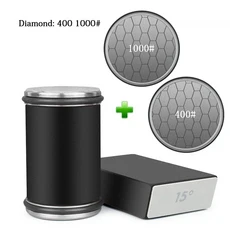 마그네틱 롤링 나이프 숫돌 다이아몬드 15개 포함 ° /20 연삭 시스템 주방 샤프너 도구, 06 F, 01 as shown