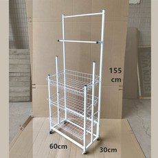 우산 진열대 보관대 600x300x1550mm 스탠드 화이트 현관 편의점 철제, 1. 화이트 600x300x1550mm, 1개