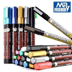 군제 건담마커 먹선펜 도색펜 지우개(선택), GM302-흘려넣는먹선펜(회색), 1개