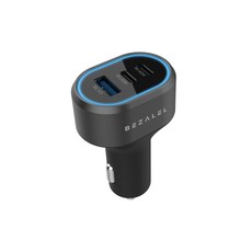 倍加能 車用無線充電器 磁吸車充 MagSafe兼容 車用快充, 85W 三孔快充車用充電器