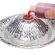 초등4학년 개인별학습 화산활동 모형 만들기 4인 대륙이동키트 창작용 화산모형틀, 2개