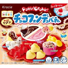 Kracie 巧克力火鍋派對DIY糖果組合 附贈裝飾糖珠與水果造型軟糖 樂趣十足, 1個