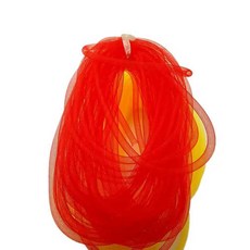 컬러 탄성 튜브 라운드 벨트 제품 용품 축제 메쉬, 1. 레드 1미터