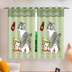mofusand 貓福珊迪 遮光窗簾 150x200cm, 貓福珊迪sc-96